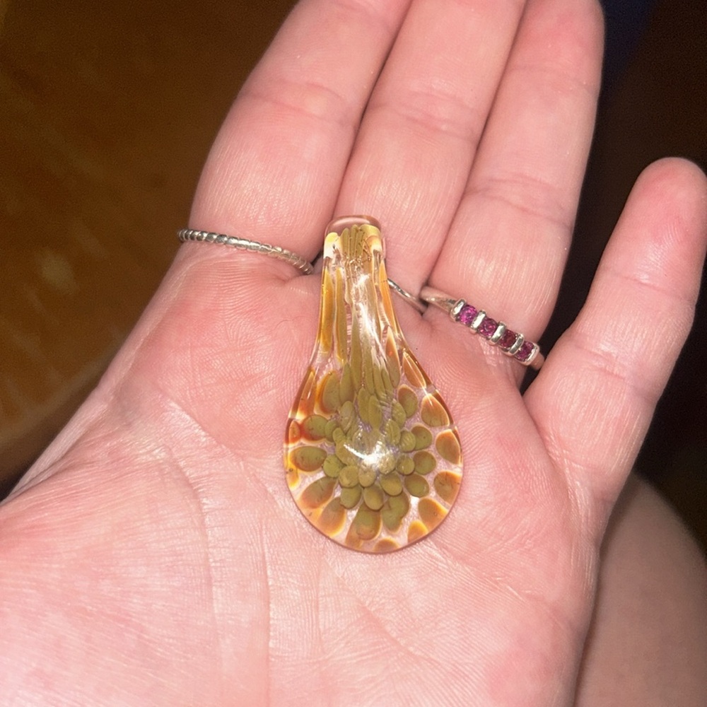 Glass pendant